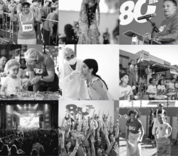 Sesc Tocantins leva exposição fotográfica ao Capim Dourado Shopping com registros das comemorações de 80 anos da instituição