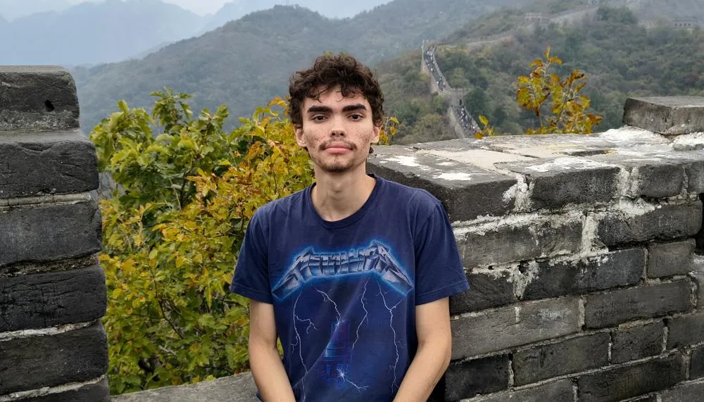 Estudante egresso da rede estadual participa de intercâmbio na China
