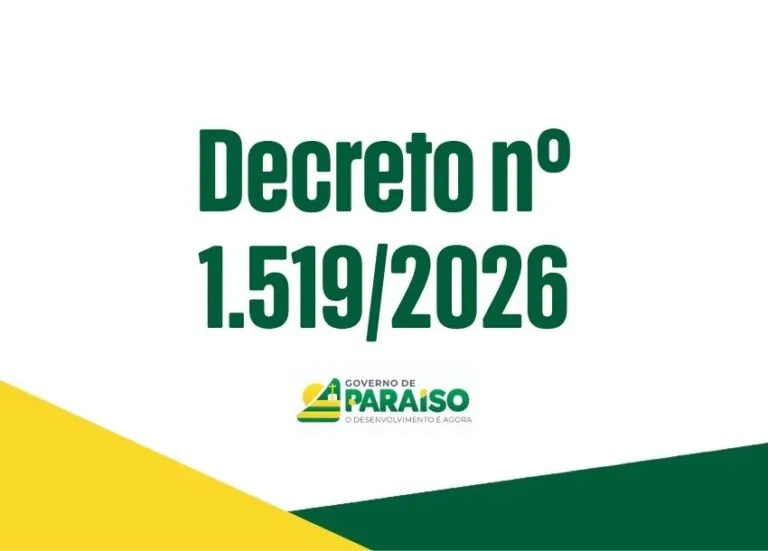 Prefeitura de Paraíso transfere ponto facultativo do Dia do Servidor Público para sexta-feira, 30 de outubro
